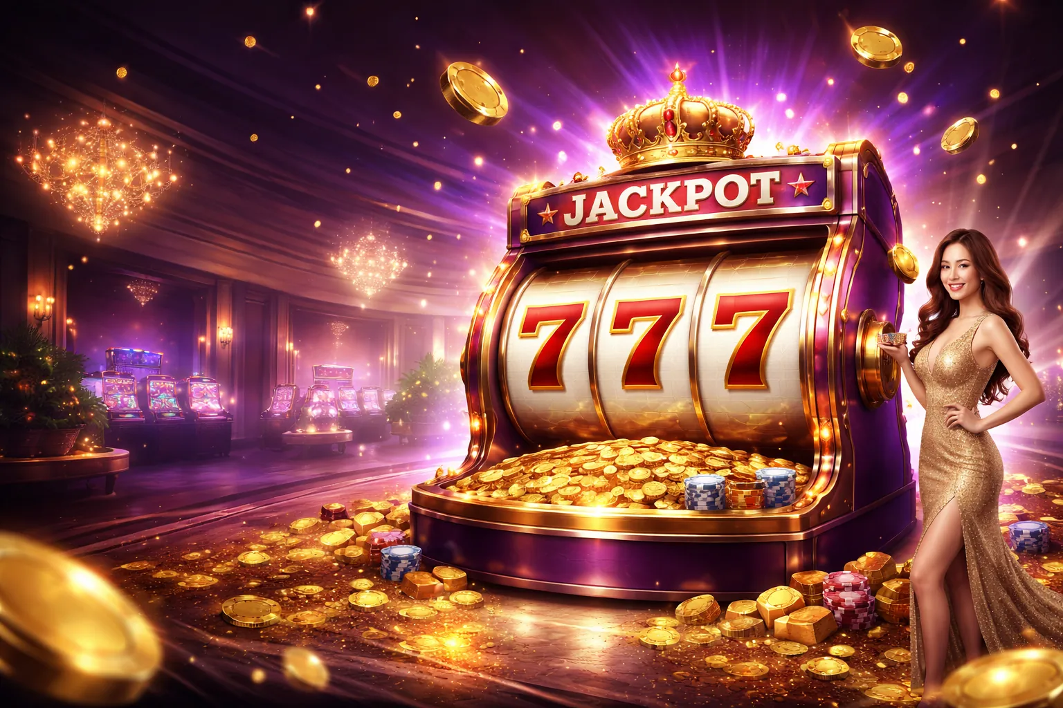 Trò chơi máy đánh bạc f169 android với jackpot lớn